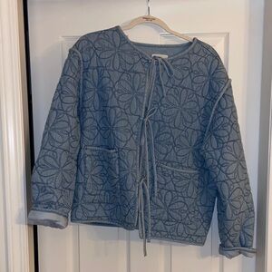 Blue Quilted Women's Jacket